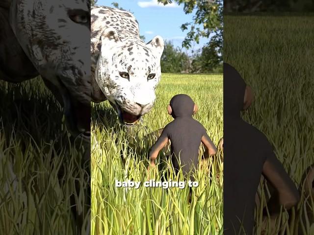 A Leopard Adopted A Baby Ape 