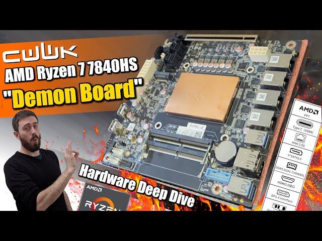 CWWK AMD-7840HS CPU+Motherboard Combo Deep Dive - DiY NAS Ready?