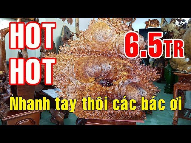 ĐỒ GỖ MỸ NGHỆ VIP - Cá Đĩa Sụn Hương nguyên khối giá mềm, NGHỆ NHÂN đục kỹ