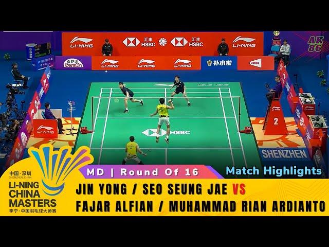 China Masters 2024 - R16 | Jin Yong/Seo Seung Jae vs Fajar Alfian/Muhammad Rian Ardianto