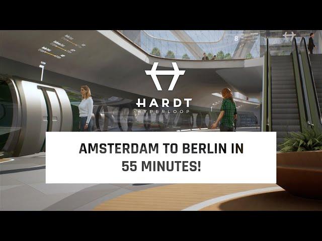 This is what traveling from Amsterdam to Berlin by hyperloop will look like!