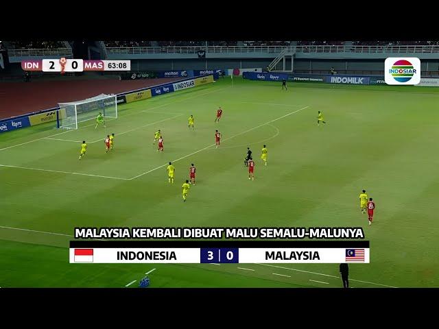 DIBIKIN MALU TUJUH TURUNAN !! Timnas Indonesia Berhasil Permalukan Malaysia Dengan Skor Telak