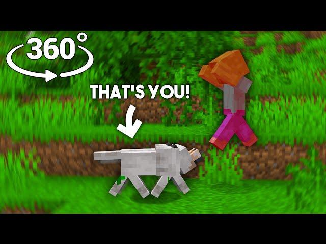 Minecraft but you're a dog...