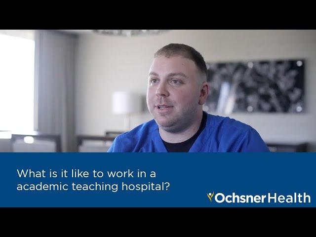 What is it like to work in a academic teaching hospital?