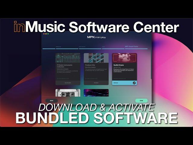 inMusic Software Center | Download & Install Hardware-Bundled Software