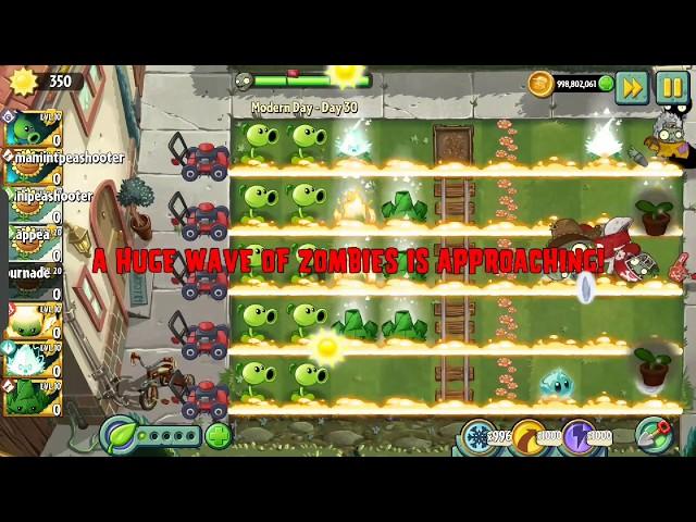 PVZ2 -  LinhYM  - Hack Full 0 Sun No Reload  các cây mới Plants vs Zombies 2