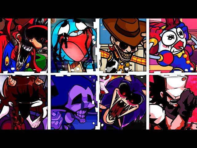 ALL STARS but Every Turn a Different Character Sings  (FNF Mario Madness v2 )