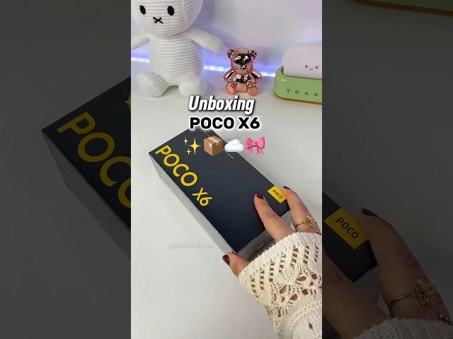 Unboxing POCO X6 #shorts #unboxing #asmr #pocox6 #xiaomi