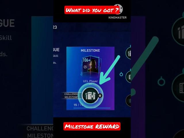 UCL UEFA EVENT 23 MILESTONE REWARDS IN FIFA MOBILE 23#shorts #fifamobile  #fifamobile23 #game4life