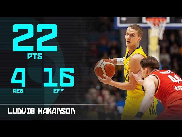 Ludvig Hakanson (22 PTS) | Top Performer | SWE vs GER | FIBA EuroBasket 2025 Qualifiers