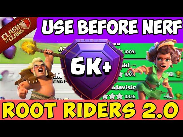 TH16 Attack Secrets: New Meta Strategy for 6000+ Trophies With Overpowered Root Riders 2.0