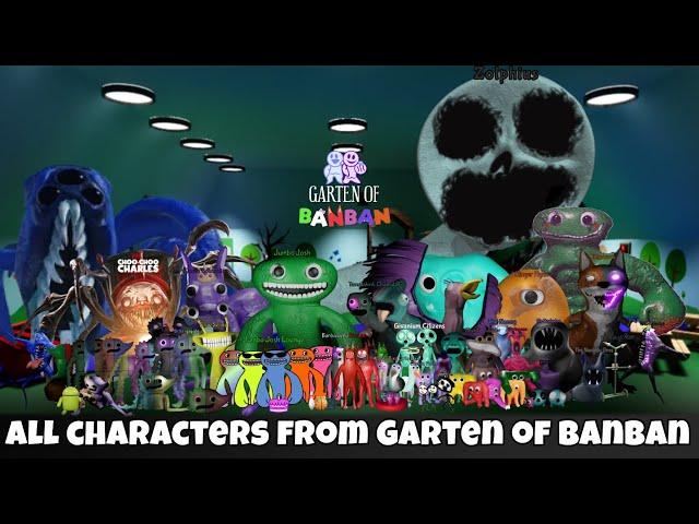 All characters from Garten of Banban (1 - 7)