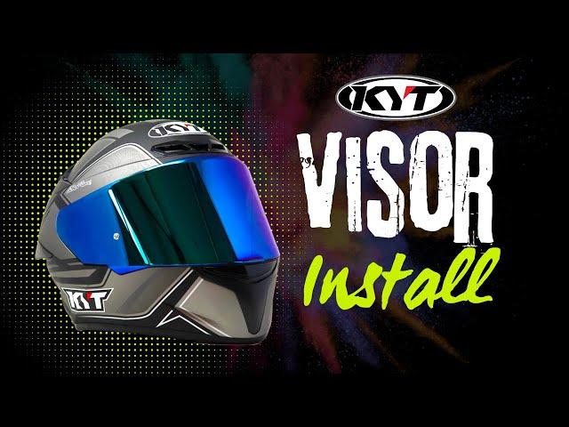 KYT Helmet Visor Install