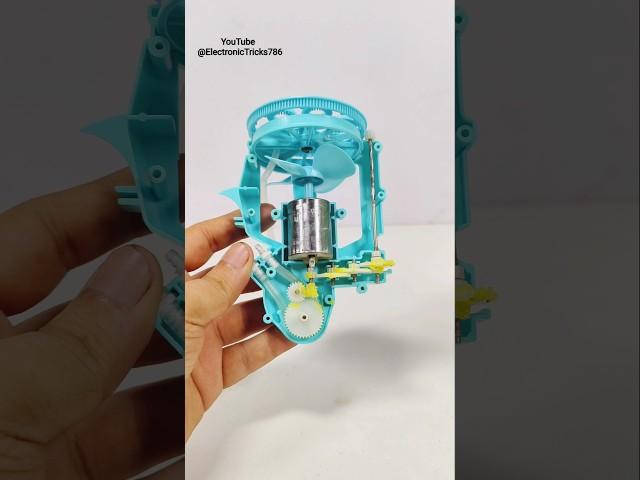 Bubble gun powered by DC motor / fan without capacitor / DC motor fan / Mini fan with DC motor