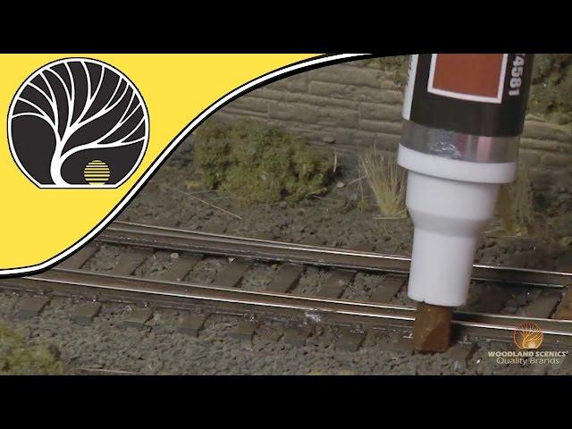 Track Painters - Model Railroad Track Weathering Tool | Woodland Scenics | Model Scenery