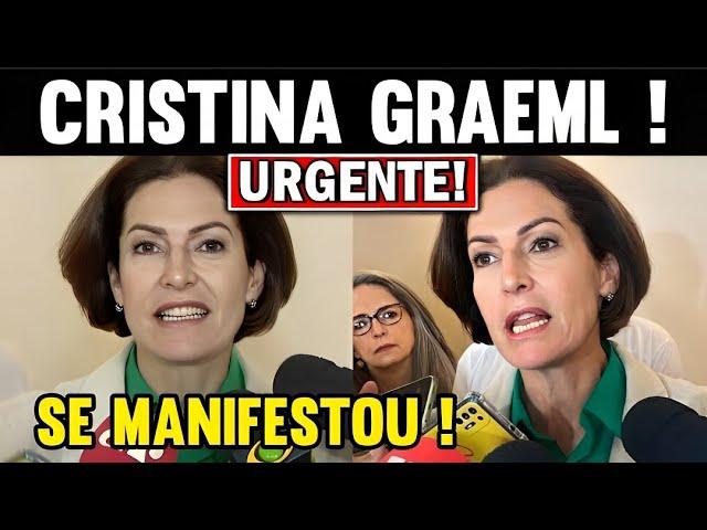 CRISTINA GRAEML SE EMOCIONA E FAZ PRONUNCIAMENTO APÓS O RESULTADO !