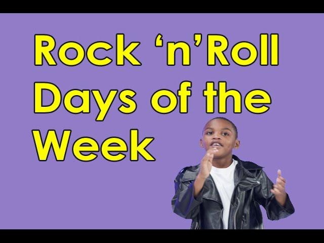 Days of the Week Song | Rock 'n' Roll Days of the Week | Educational Songs | Jack Hartmann