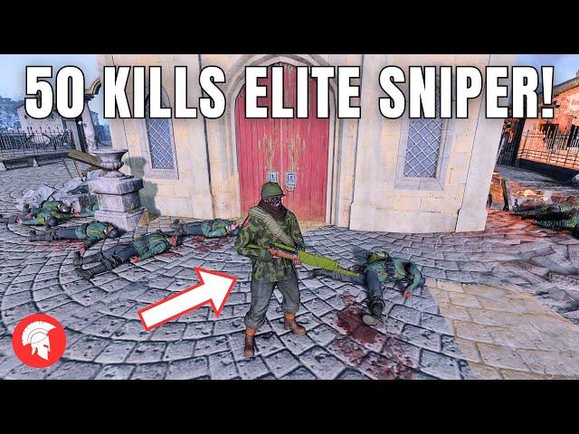 50 KILLS ELITE SNIPER! - Company of Heroes 3 - US Forces Gameplay - 4vs4 Multiplayer - No Commentary