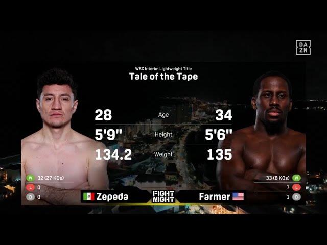 William Zepeda vs Tevin Farmer II Full Fight