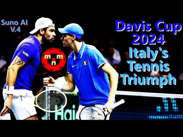  Victory in the Davis Cup 2024: Third Italy's Tennis Triumph - AI Song (5:10) crafted using Suno AI