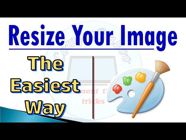 Easiest Way to Resize Image | Using Only MS Paint