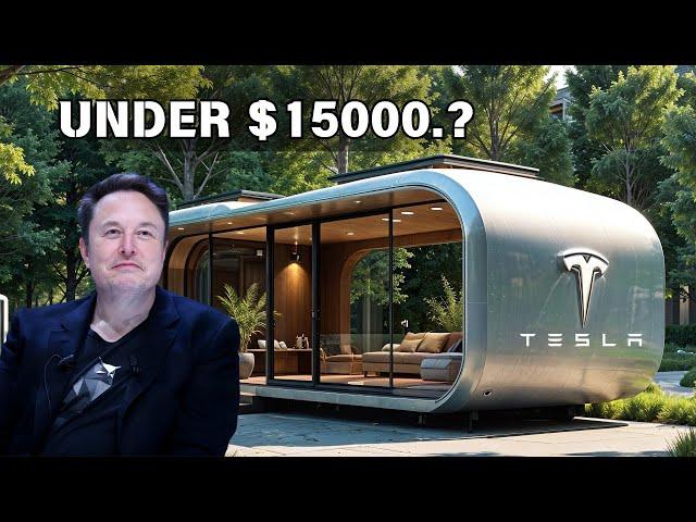 Elon Musk Under $15,000 Futuristic Tiny House| HIGH Design, High-Tech Interior| Affordable Luxury!