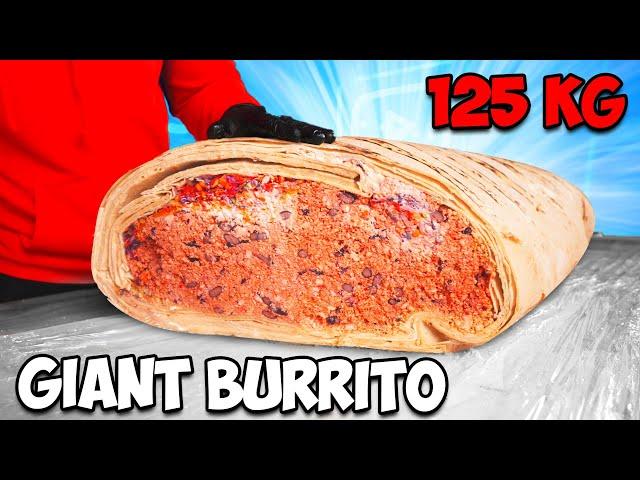 Giant 275-Pound Burrito | How to Make The World’s Largest DIY Burrito by VANZAI