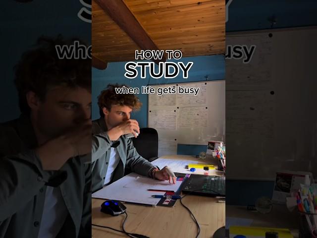 HOW TO STUDY WHEN LIFE GETS BUSY #study #studymotivation #motivational #neet2024 #upsc #shorts