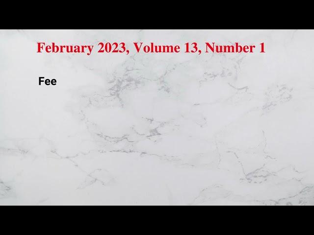 International Journal on Computational Science & Applications(IJCSA)