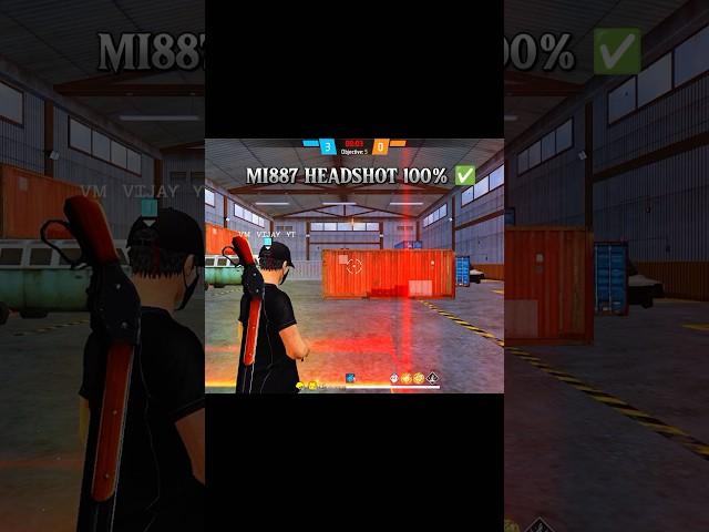 Mi887 power 100% headshot #freefire #foryou #handcam #white444 #shorts