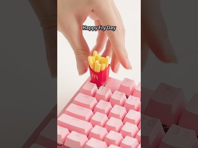 Happy Fry-day  #shorts #craft #3dprinting #diy #keyboard
