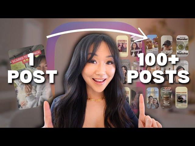 How to Create Consistent Content on Social Media (100 posts in 10 minutes - NO ChatGPT)