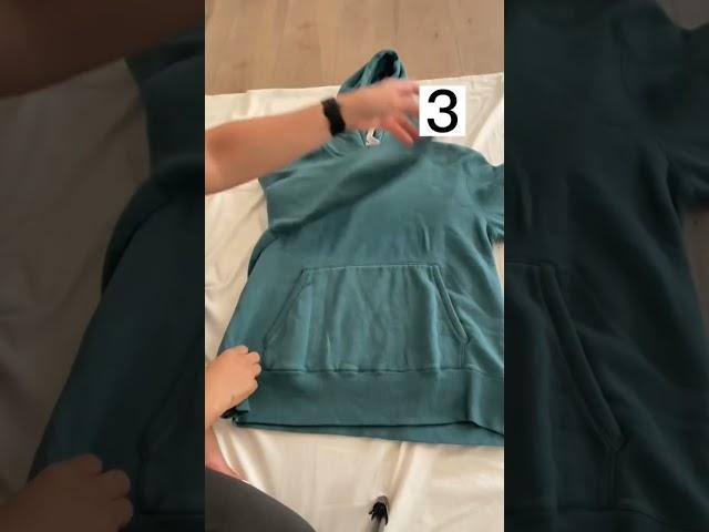 How to fold a hoodie || 3 ways || Hoodies