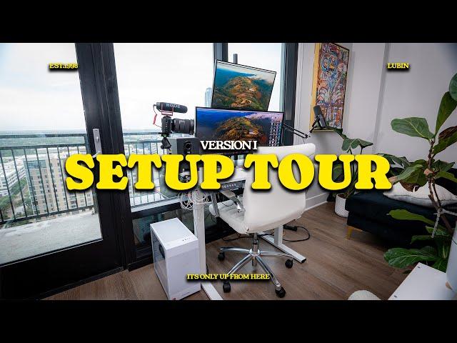 My 2024 Gaming & Editing Setup Tour | PC, Desk, and More!