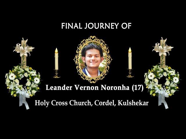 Final Journey of Leander Vernon Noronha (17)│ Holy Cross Church, Cordel, Kulshekar