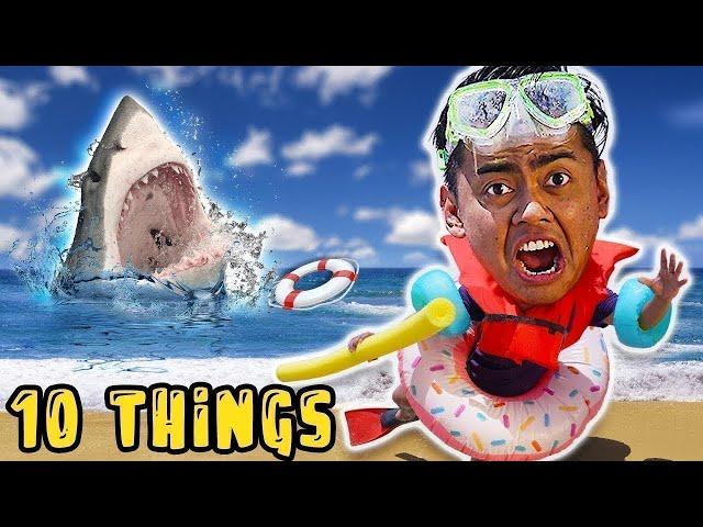 10 FUNNIEST THINGS YOU Should NOT Do AT THE BEACH