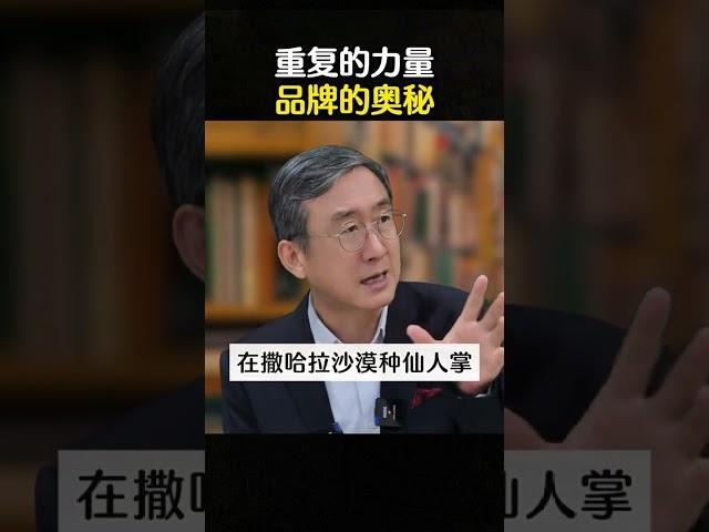 重复的力量品牌的奥秘 #华红兵  #分众传媒