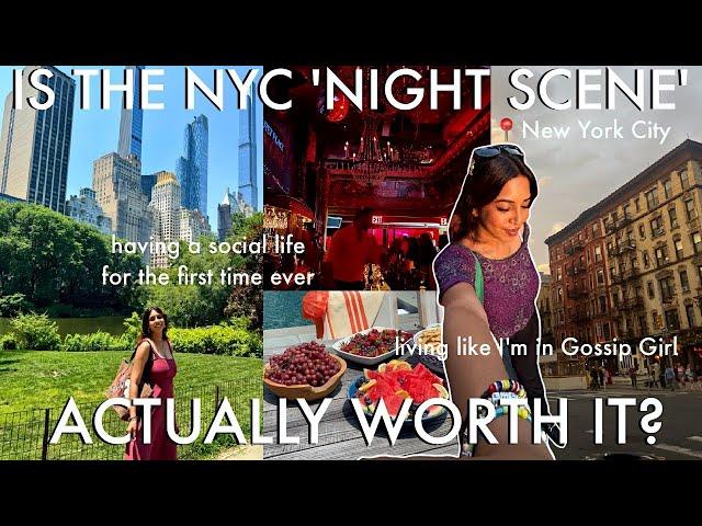 having the NYC 'social life' for the first time ever as an average new yorker // a vlog