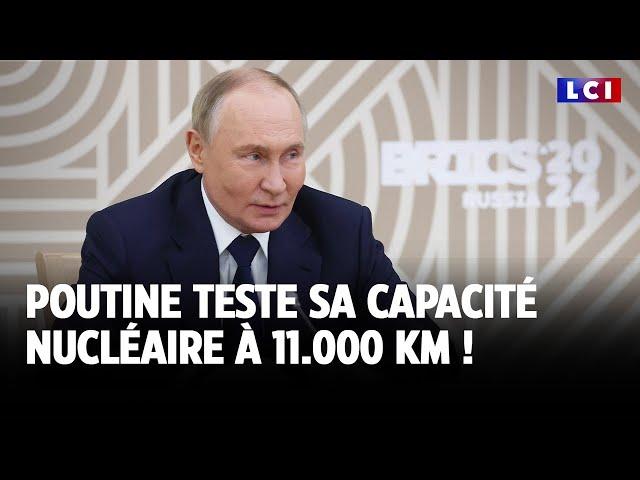 Poutine teste sa capacité nucléaire à 11.000 km !