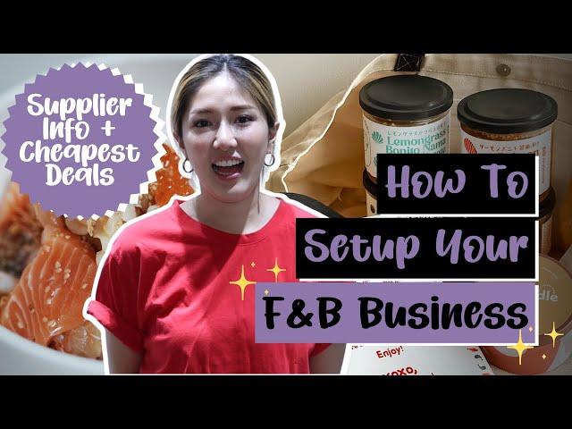 How to Set up a F&B Business In Singapore (Tips & Cheap suppliers)