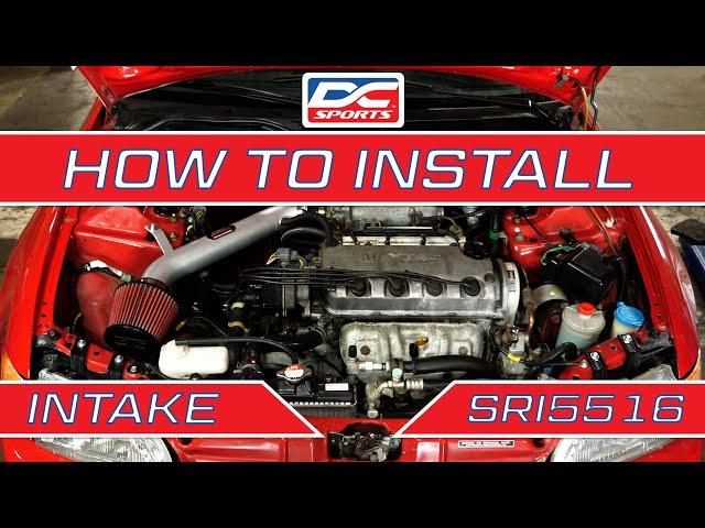 DC Sports 1992-1995 Honda Civic Intake Install (SRI5516)