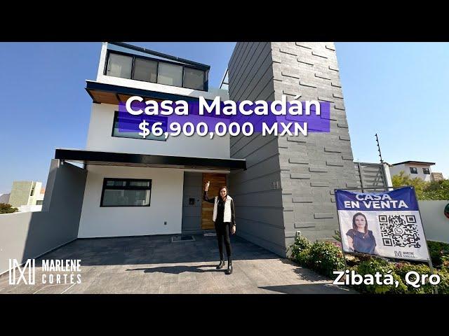 RECORRIDO Casa Macadán $6,900,000 en Cardon, Zibatá, Querétaro.