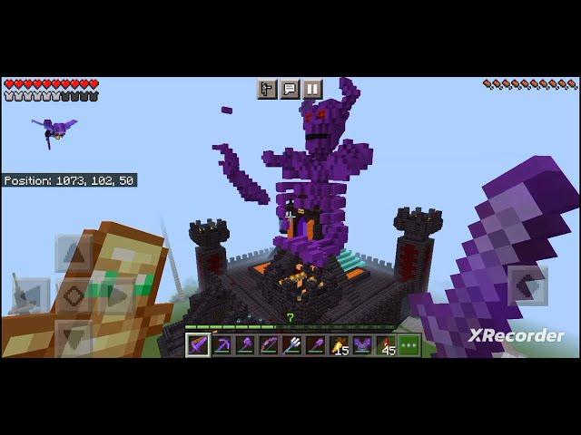 "Minecraft" Gameplay part2.  I show sasuke sussano build in this video. like target 8