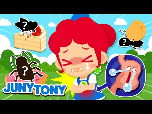 What Is Happening to My Stomach?｜ A Thief Who Stole Chips｜+More Kids Songs｜Cartoon｜JunyTony