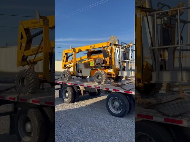 New Haulotte 45XA boom lift coming soon to rental! #rental #boom  #lift