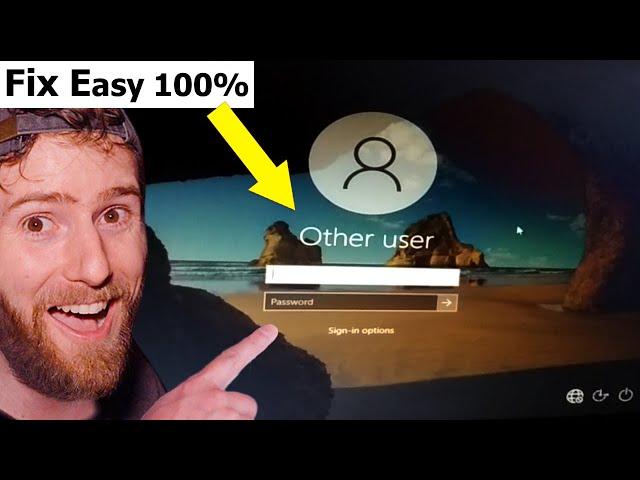 Other User Login Screen FIX (Win 10 and Win 11) | Mahade Mania