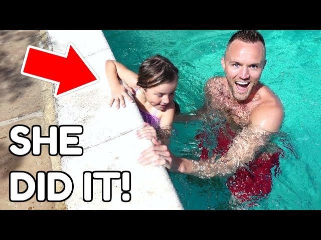 She learned to SWIM in ONE DAY! | Family Fizz