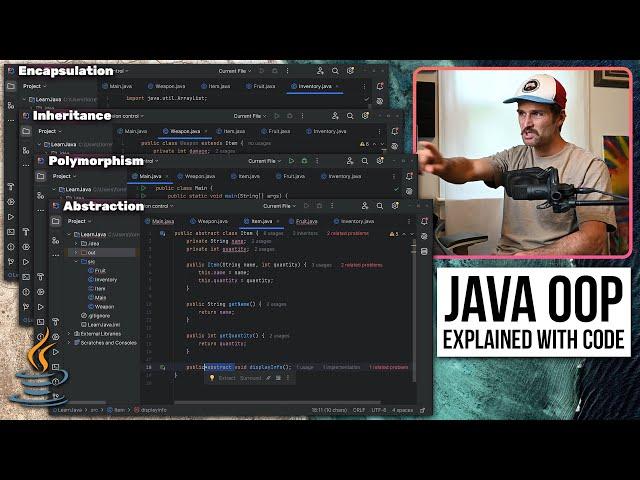 Learn Java Object-Oriented Programming (with actual code)