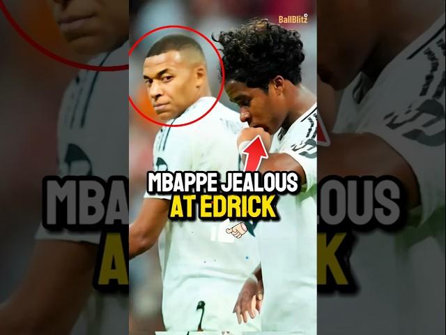 Mbappe's side eye to Endrick! is he jealous of him??