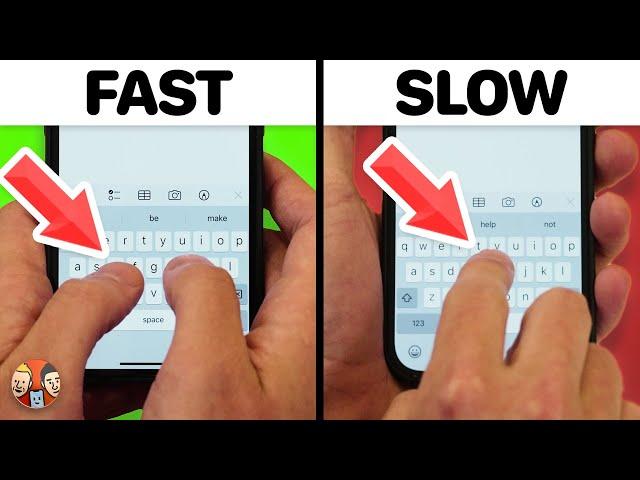 You're Typing WRONG - iPhone Typing Tricks!